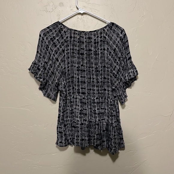 Flutter Sleeve Blouse from Maurice’s with Tassels - Picture 2 of 3